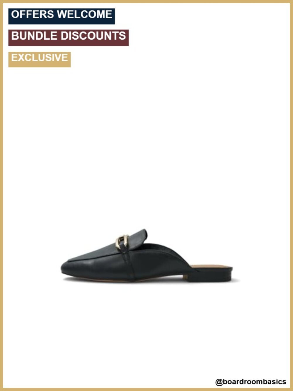 Women's Leather Square Toe Slip-On Loafers Flats